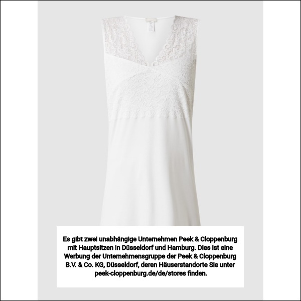 Hanro Damen Nachthemd Beige Gr. Mittel