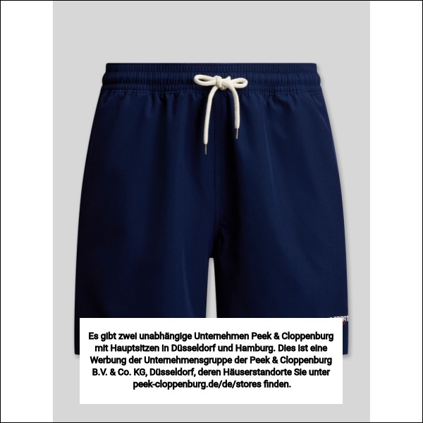 Polo Ralph Lauren Herren Marine Badeshorts Mit Label Stitching