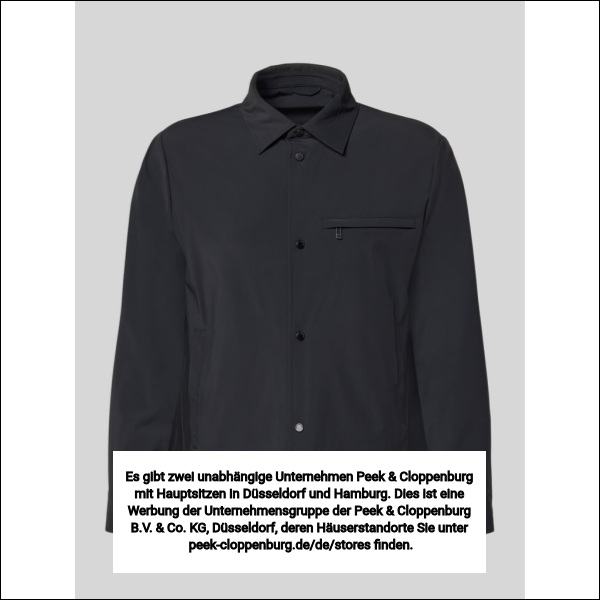 Armani Exchange Herren Schwarz Blouson Mit Kentkragen Und Brusttasche Extra Groß