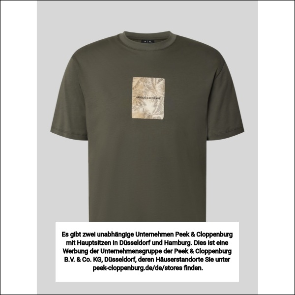 Armani Exchange Herren T-Shirts Grün Gr. Übergröße XXL 